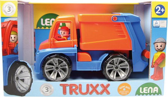 Lena TRUXX 04416, Vrachtwagen, Garbage truck, 2 jaar, Kunststof, Meerkleurig