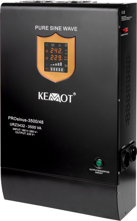 KEMOT PROsinus 3500 Serie - Stemapparaat - 3500VA - 2400W - No-montage