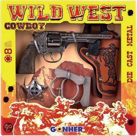Cowboy Pistoolset Met Accessoires