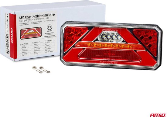 Combinatie LED-achterlicht AMiO RCL-02-R dynamisch, rechts