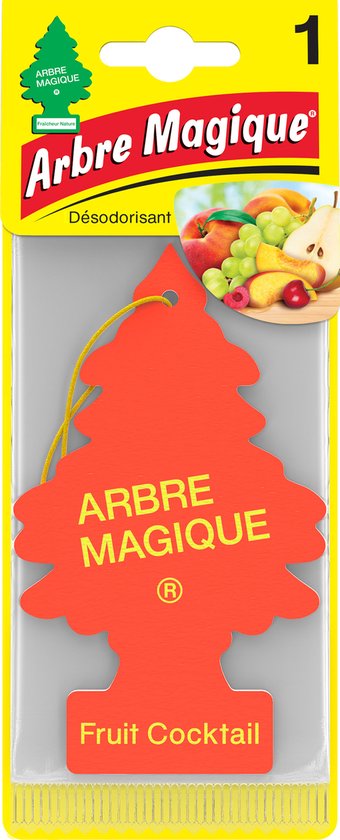Wonderboom Luchtverfrisser Fruit Cocktail - auto geurtje - auto parfum - Arbre Magique