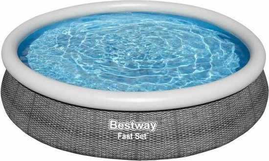 Opblaaszwembad Bestway Grijs 5377 L 366 x 76 cm