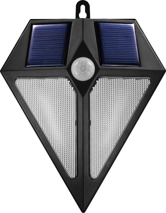 Maclean MCE168 -Solar wandlamp met 6 LED en bewegingsensor - tuinverlichting