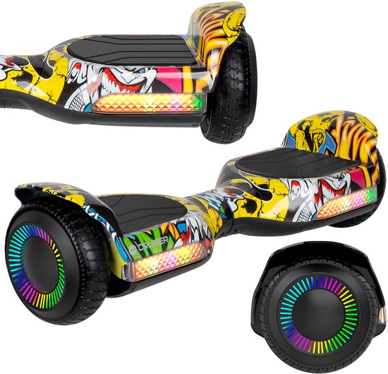 Rebel Cruiser Joy - Elektrische Hoverboard - 6,5 inch - LED - Voor Kinderen en Volwassenen