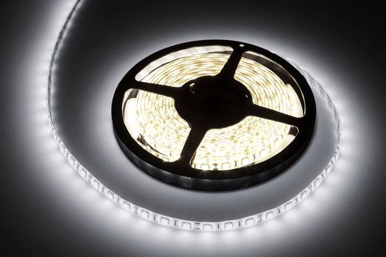 Rebel 5050SMD Serie - LED Licht Slinger - 5m - Koud Wit - Waterdicht