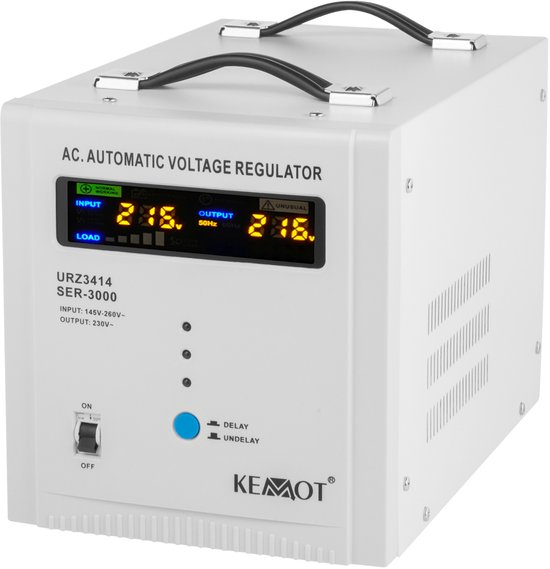 Automatische spanningsstabilisator met LED-display KEMOT SER-3000