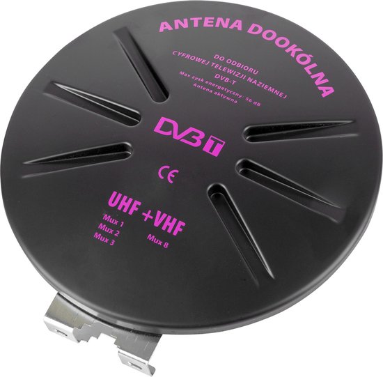INNE - Dookolige DVB-T Antenne - 32 dB versterking - 75 Ohm