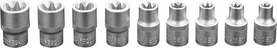 NEO 08-649 Torx Inwending doppenset 9 delig