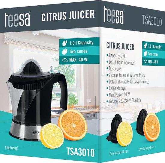 Teesa TSA3010 - Citruspers, 1,0 liter
