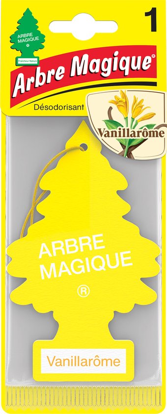 Wonderboom Luchtverfrisser Vanille - auto geurtje - auto parfum - Arbre Magique