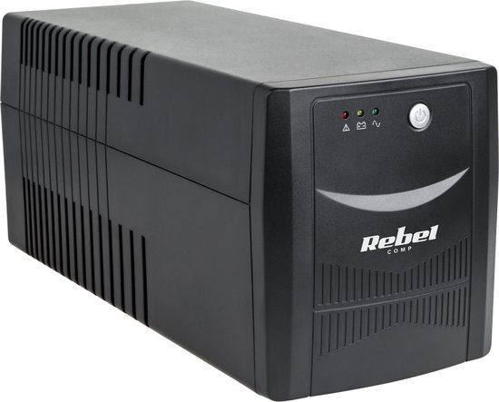 Rebel Micropower Serie - UPS Noodstroomvoorziening - 1000VA - 600W - Snelle Omschakeling