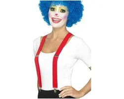 Smiffys - Clown Bretels - Rood