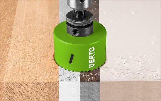 Verto Bimetalen Gatenzaag 22mm HSS-Bi-Metaal Voor O.a. Hout Metaal Kunstof En Plastic