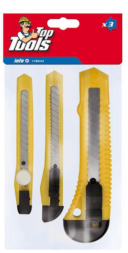 Top Tools Messenset 3x 2x 9mm 1x 18mm