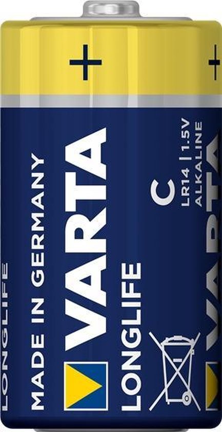 Varta Longlife Extra C Wegwerpbatterij Alkaline - 2 stuks
