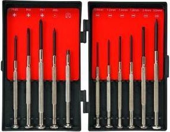 Top Tools Precisie Schroevendraaierset 11-delig