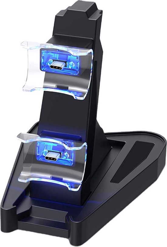 Laadstation - Docking station voor Playstation 5 - voor 2 Controllers - DualSense charging station - LED