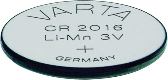 Varta Knoopcel Batterij - Cr 2016 - Lithium Professioneel - 3 Volt