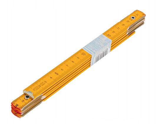 MEGA Houtvouwmeter 5 meter - 5 elementen
