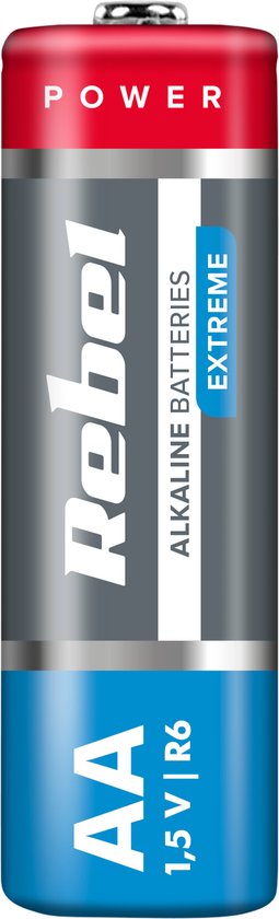 REBEL Extreme Serie - Alkaline Batterijen - AA - 1,5 V - 2 Stuks