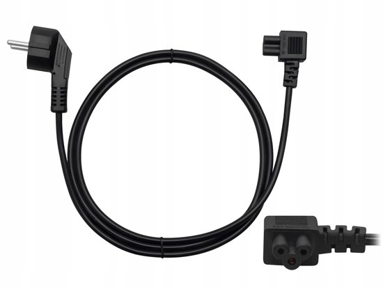 Netkabel met klaverbladstekker C5 voor laptop, 1.5m