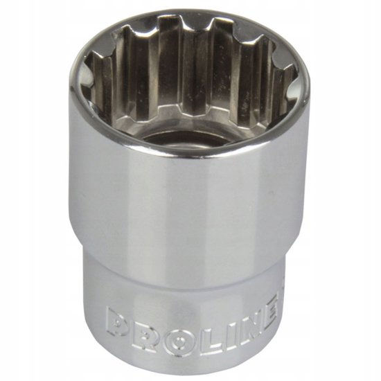 Proline Spline Dop 1/2" M17 - Universele Dop voor Diverse Schroeven