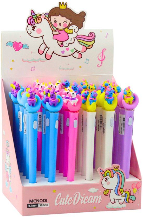 Unicorn LED Pen met Blauwe Inkt - 0.7mm - Touchscreen Stylus