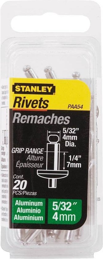 Stanley Popnagels 3X12mm 15 stuks