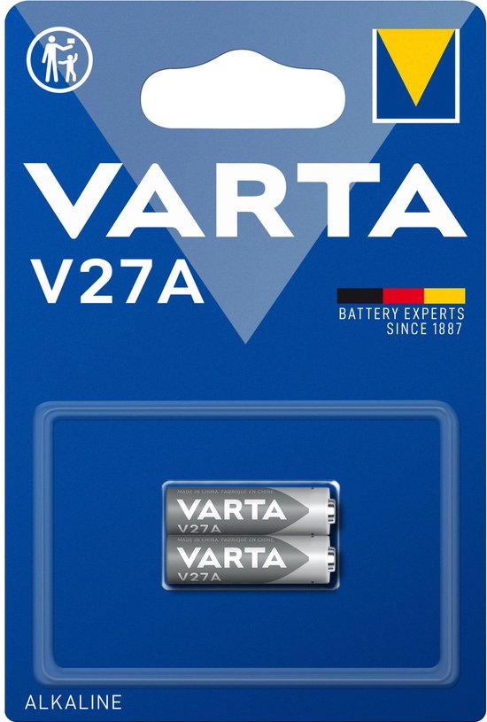 Alkaline 27A Batterijen (MN27 / L828) - 12 Volt - Geschikt voor Afstandsbedieningen & Deurbellen
