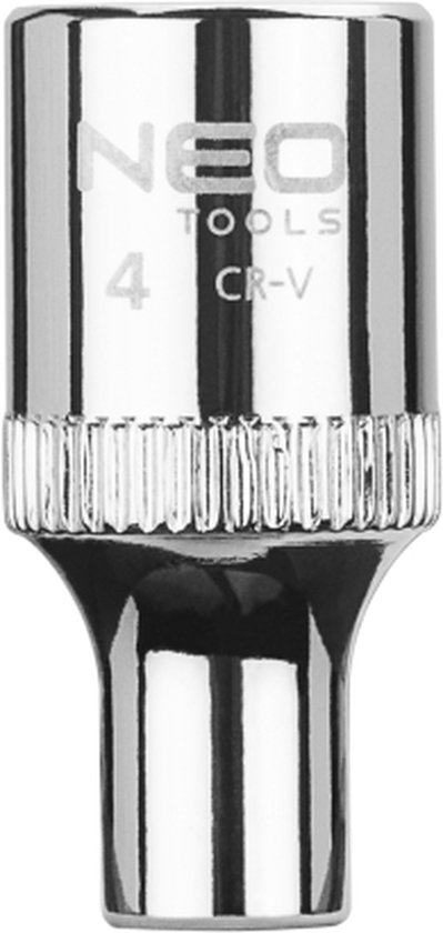 NEO Zeskant Dop 4 mm, 1/4" aansluiting