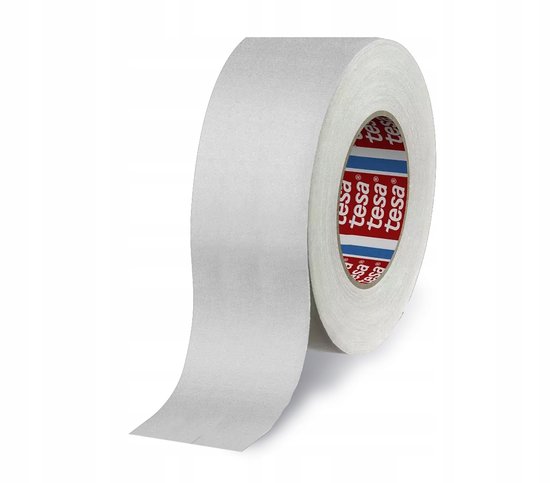 Witte Pakkingstape van Rubber 48mm x 66m - Sterke Kleefkracht