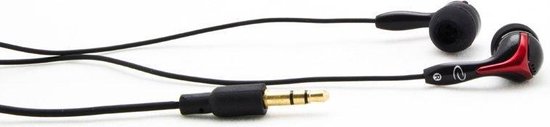 Esperanza EH123 hoofdtelefoon/headset Hoofdtelefoons In-ear Zwart, Rood
