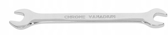Platte sleutel 10x11 mm MEGA CrV gesmeed verchroomd 34440
