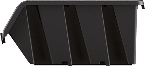 Kistenberg Stapelbak maat 3 - 195x120x90 mm - zwart