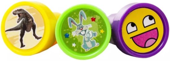 Kruzzel Kinderstempelset 60 Stuks - Educatief en Veilig Speelgoed - Creatief Plezier