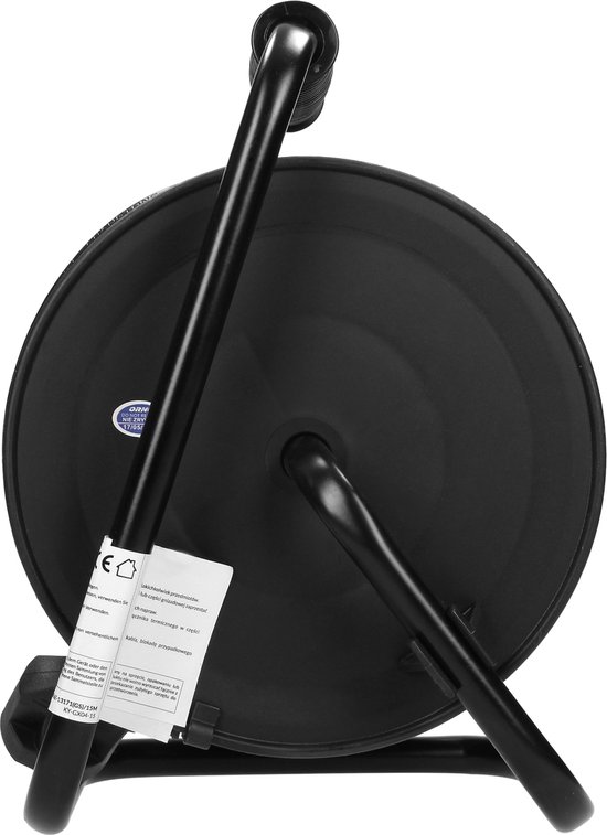 Kabelhaspel Orno H05 IP20 3x1,5qmm - 15m - 4 stopcontacten - Compact