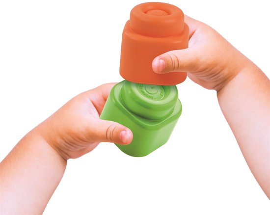Clementoni Soft Clemmy - Sensory Path - Speelkleed - Baby Speelmat - Met Stapelblokken - 6-36 maanden