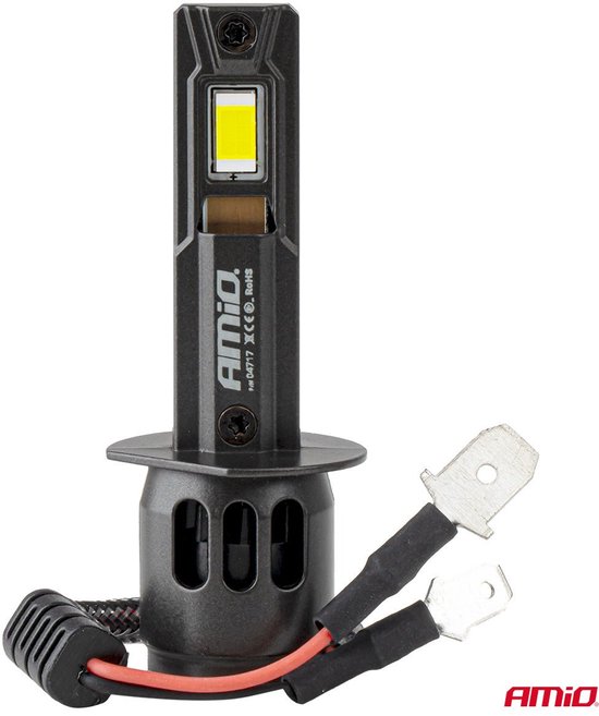 AMiO F25 PRO BLACK Edition H1 LED Koplampen 12/24V – 7646 Lumen 6000K Daglichtwit FULL CANBUS