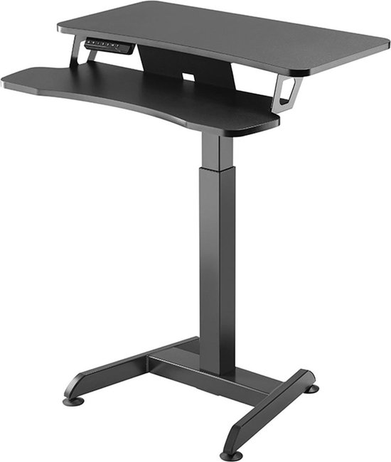 Maclean Elektrisch bureau - hoogteverstelling max hoogte 122cm max 37 kg - voor werk rechtop zitten