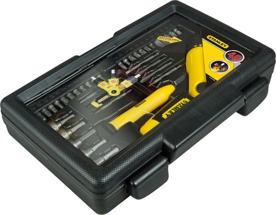 STANLEY 0-63-038 Schroevendraaier - pistoolgreep - 40-delig