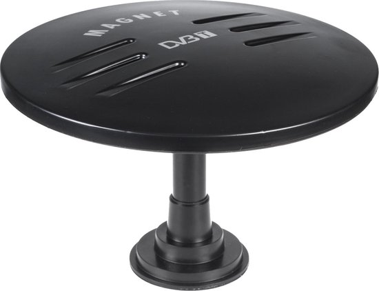 Maclean MCTV-945 omnidirectionele antenne multidirectionele buitenantenne Actieve tv-antenne DVB-T/T2 H.265 HEVC (magneet - 12/24V)