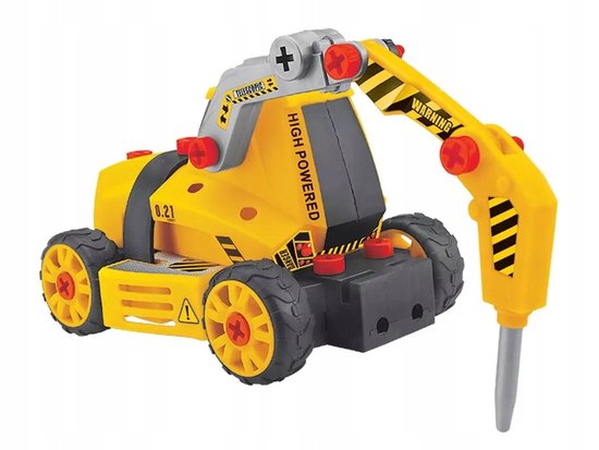 RC Graafmachine 4-in-1 voor Kinderen NEO | Geel, 1:24