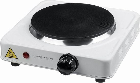 Esperanza EKH002W kookplaat Zwart, Wit Aanrecht Gesealde plaat 1 zone(s)
