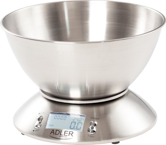 Adler AD 3134 elektronische keukenweegschaal - max 5 kg