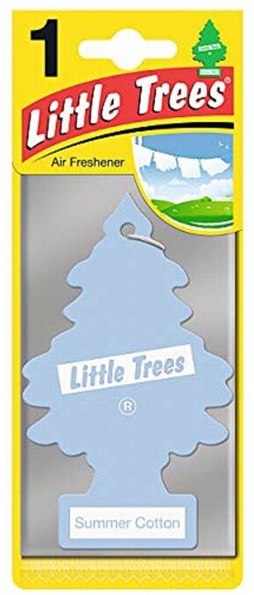 Wonderboom Luchtverfrisser Summer Cotton - auto geurtje - auto parfum - Arbre Magique