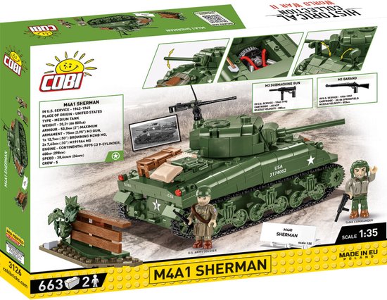 COBI M4A1 Sherman - COBI-3126