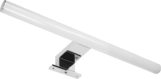 PEEGEL LED spiegellamp Mirror lamp  Badkamerverlichting, Zilver ,9W 810lm,  60 cm lang, kunststof + acryl ,4000K Wit licht