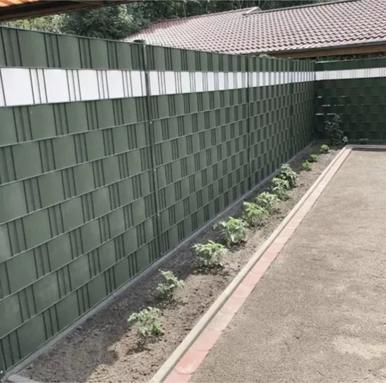 Gardlov Vlechtband Hekwerk - 19 cm x 35 m - UV-bestendig - Groen