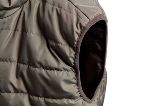 TWEEZIJDIGE BODYWARMER CAMO, MAAT XL