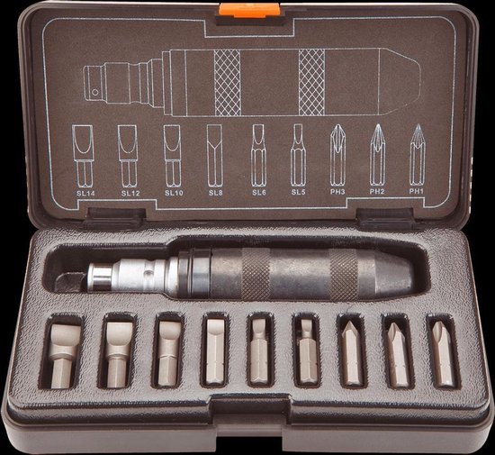 NEO schroevendraaierset 11 dlg s2 staal